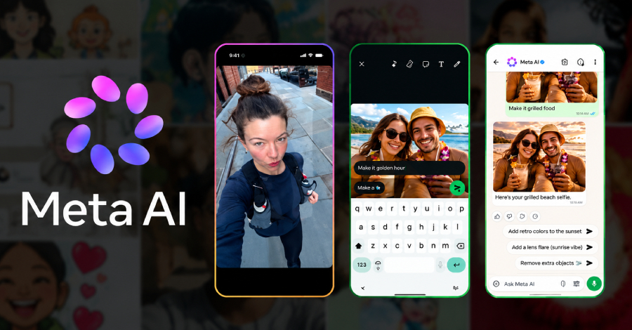 Meta新AI图像工具允许他人使用你的公开Instagram照片生成AI图像