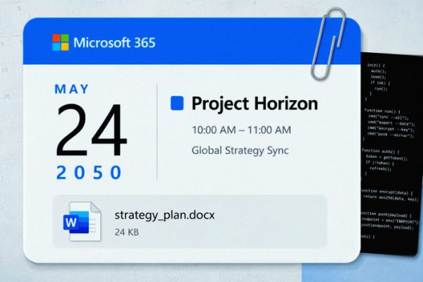 HollowGraph 恶意软件将 C2 与窃取文件藏于 2050 年日期的 Microsoft 365 日历事件中