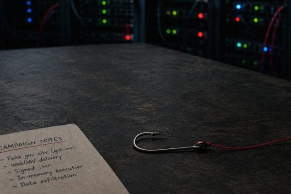 暴露的服务器揭露 WebDAV 恶意软件活动背后的 AI 辅助钓鱼工具包