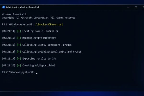 攻击者使用疑似AI生成的PowerShell脚本映射Active Directory