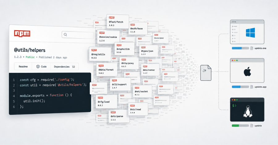近 800 个恶意 npm 包投递跨平台 RAT 与信息窃取程序