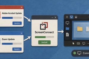 虚假 Adobe 与 Zoom 更新安装 ScreenConnect 以维持持久远程访问